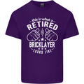A Retired Bricklayer Looks Like Mens Cotton T-Shirt Tee Top Purple