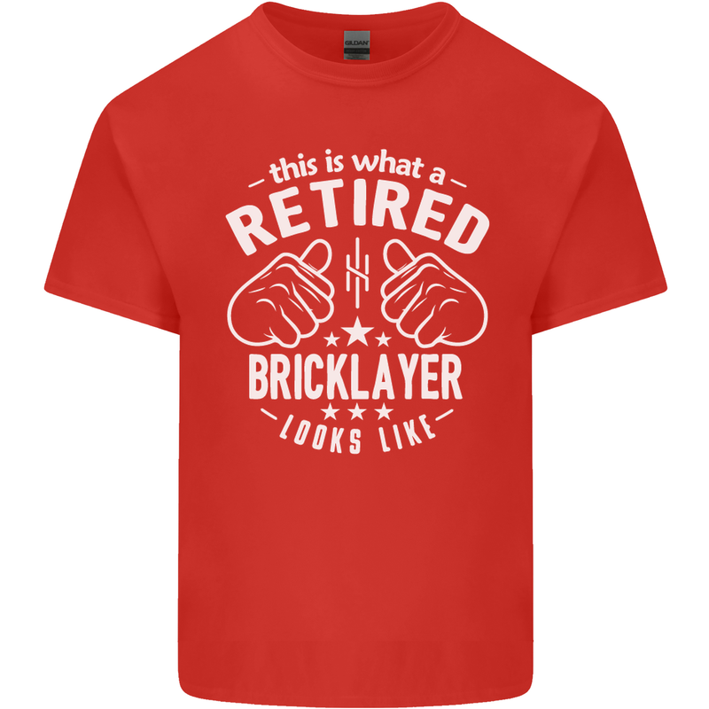 A Retired Bricklayer Looks Like Mens Cotton T-Shirt Tee Top Red