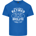 A Retired Bricklayer Looks Like Mens Cotton T-Shirt Tee Top Royal Blue