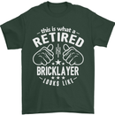 A Retired Bricklayer Looks Like Mens T-Shirt Cotton Gildan Forest Green