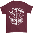 A Retired Bricklayer Looks Like Mens T-Shirt Cotton Gildan Maroon