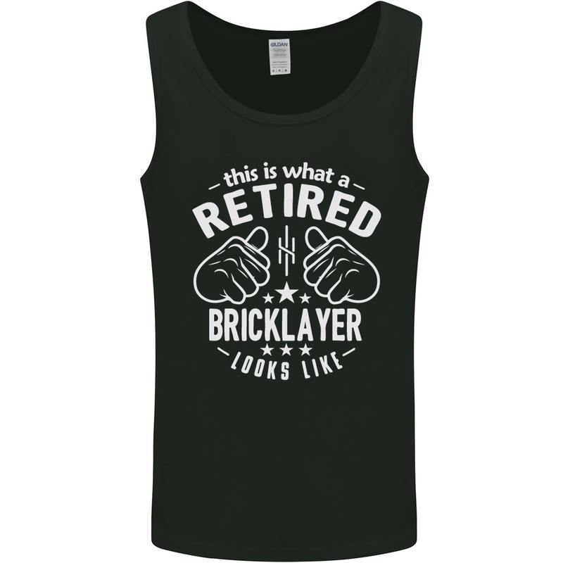 A Retired Bricklayer Looks Like Mens Vest Tank Top Black