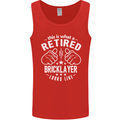 A Retired Bricklayer Looks Like Mens Vest Tank Top Red