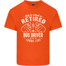 A Retired Bus Driver Looks Like Mens Cotton T-Shirt Tee Top Orange