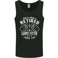 A Retired Carpet Fitter Looks Like Mens Vest Tank Top Black