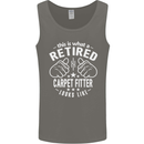 A Retired Carpet Fitter Looks Like Mens Vest Tank Top Charcoal