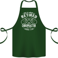 A Retired Chiropractor Looks Like Cotton Apron 100% Organic Forest Green