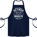 A Retired Chiropractor Looks Like Cotton Apron 100% Organic Navy Blue