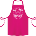 A Retired Chiropractor Looks Like Cotton Apron 100% Organic Pink