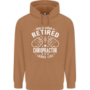 A Retired Chiropractor Looks Like Mens 80% Cotton Hoodie Caramel Latte