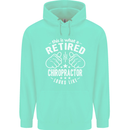 A Retired Chiropractor Looks Like Mens 80% Cotton Hoodie Peppermint