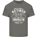 A Retired Chiropractor Looks Like Mens Cotton T-Shirt Tee Top Charcoal