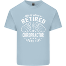 A Retired Chiropractor Looks Like Mens Cotton T-Shirt Tee Top Light Blue
