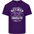 A Retired Chiropractor Looks Like Mens Cotton T-Shirt Tee Top Purple