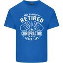 A Retired Chiropractor Looks Like Mens Cotton T-Shirt Tee Top Royal Blue