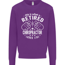 A Retired Chiropractor Looks Like Mens Sweatshirt Jumper Purple