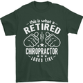 A Retired Chiropractor Looks Like Mens T-Shirt Cotton Gildan Forest Green
