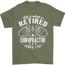 A Retired Chiropractor Looks Like Mens T-Shirt Cotton Gildan Military Green