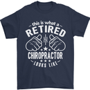 A Retired Chiropractor Looks Like Mens T-Shirt Cotton Gildan Navy Blue
