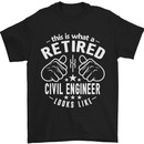 A Retired Civil Engineer Looks Like Mens T-Shirt Cotton Gildan Black
