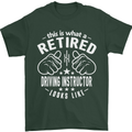 A Retired Driving Instructor Looks Like Mens T-Shirt Cotton Gildan Forest Green