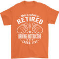 A Retired Driving Instructor Looks Like Mens T-Shirt Cotton Gildan Orange