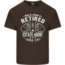 A Retired Estate Agent Looks Like Mens Cotton T-Shirt Tee Top Dark Chocolate
