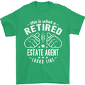 A Retired Estate Agent Looks Like Mens T-Shirt Cotton Gildan Irish Green