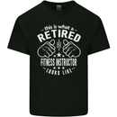 A Retired Fitness Instructor Looks Like Mens Cotton T-Shirt Tee Top Black