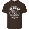 A Retired Fitness Instructor Looks Like Mens Cotton T-Shirt Tee Top Dark Chocolate
