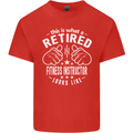A Retired Fitness Instructor Looks Like Mens Cotton T-Shirt Tee Top Red