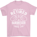 A Retired Hairdresser Looks Like Mens T-Shirt Cotton Gildan Light Pink