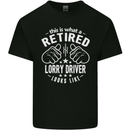A Retired Lorry Driver Looks Like Mens Cotton T-Shirt Tee Top Black