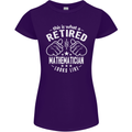 A Retired Mathematician Looks Like Womens Petite Cut T-Shirt Purple