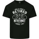 A Retired Nutritionist Looks Like Mens Cotton T-Shirt Tee Top Black