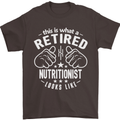 A Retired Nutritionist Looks Like Mens T-Shirt Cotton Gildan Dark Chocolate