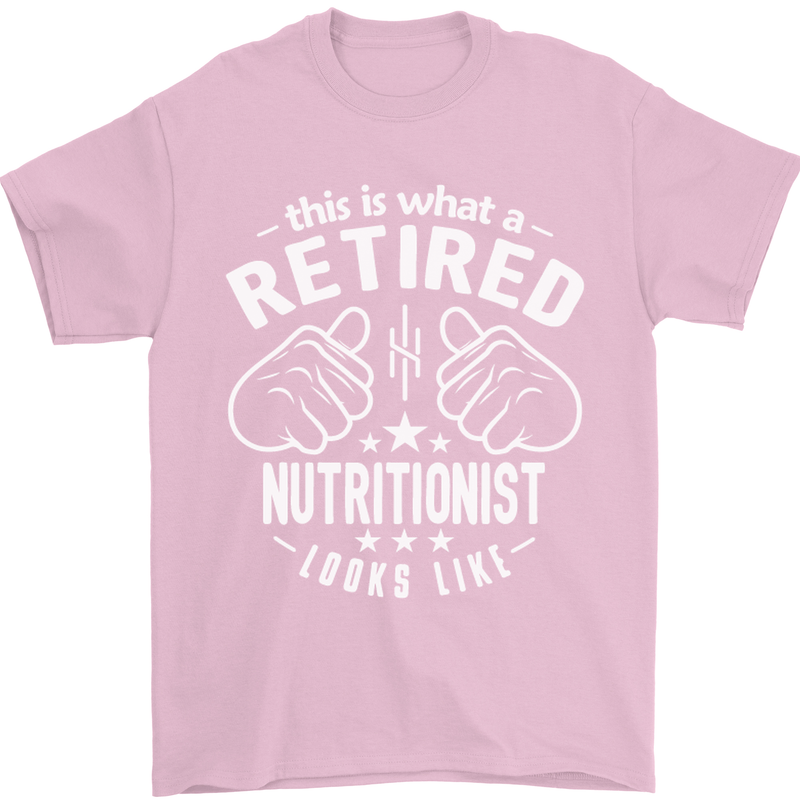 A Retired Nutritionist Looks Like Mens T-Shirt Cotton Gildan Light Pink