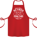 A Retired Personal Trainer Looks Like Cotton Apron 100% Organic Red