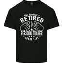 A Retired Personal Trainer Looks Like Mens Cotton T-Shirt Tee Top Black