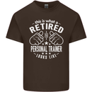 A Retired Personal Trainer Looks Like Mens Cotton T-Shirt Tee Top Dark Chocolate