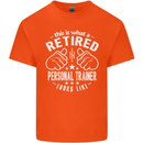 A Retired Personal Trainer Looks Like Mens Cotton T-Shirt Tee Top Orange