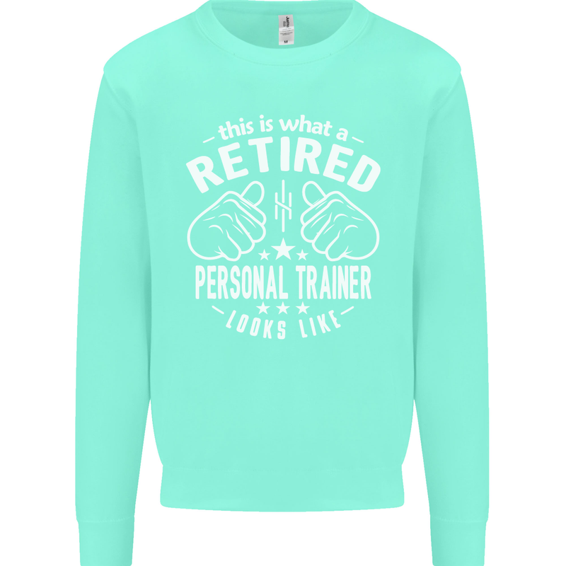 A Retired Personal Trainer Looks Like Mens Sweatshirt Jumper Peppermint