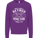 A Retired Personal Trainer Looks Like Mens Sweatshirt Jumper Purple