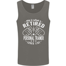 A Retired Personal Trainer Looks Like Mens Vest Tank Top Charcoal