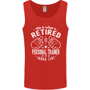 A Retired Personal Trainer Looks Like Mens Vest Tank Top Red