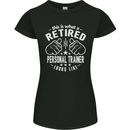 A Retired Personal Trainer Looks Like Womens Petite Cut T-Shirt Black
