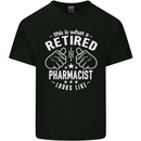 A Retired Pharmacist Looks Like Mens Cotton T-Shirt Tee Top Black