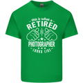 A Retired Photographer Looks Like Mens Cotton T-Shirt Tee Top Irish Green