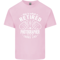 A Retired Photographer Looks Like Mens Cotton T-Shirt Tee Top Light Pink