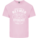 A Retired Psychologist Looks Like Mens Cotton T-Shirt Tee Top Light Pink